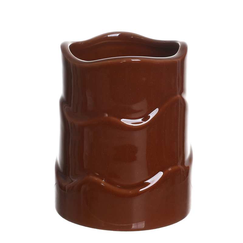 Warm Earth Ceramic Candle Holder