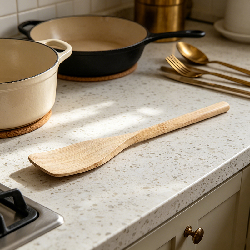 Long Handle Wooden Spoon