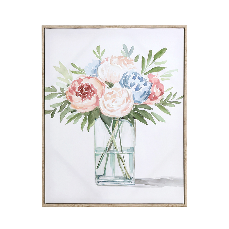 floral theme wall deco