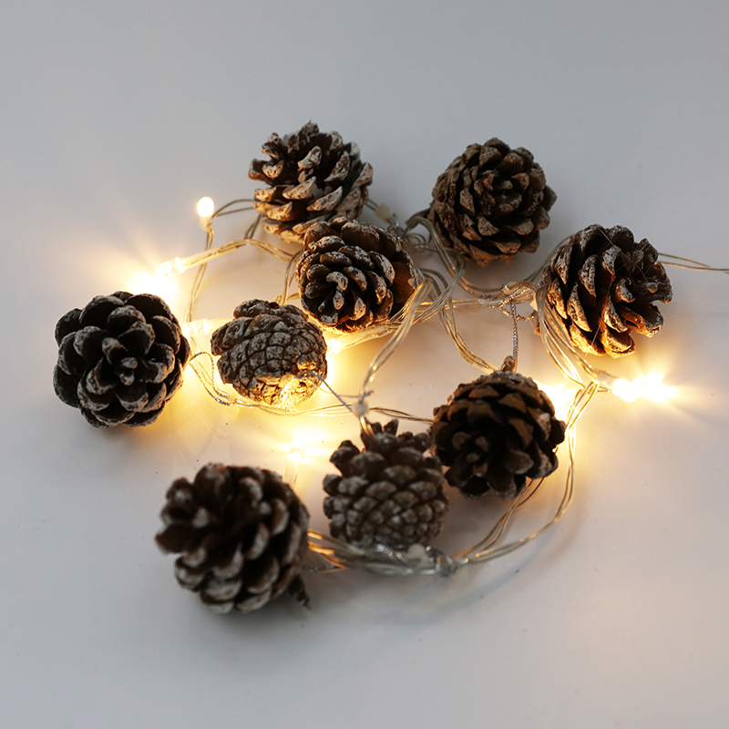 pinecone LED String lights