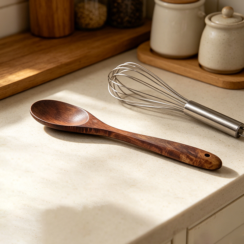 Dark Wooden Spoon