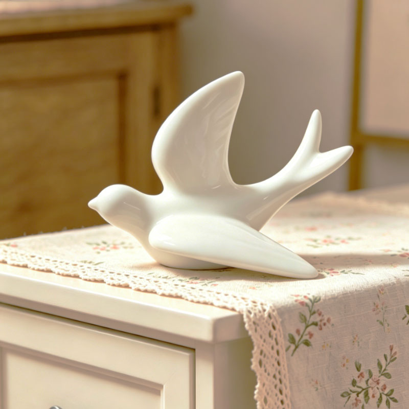 ceramic bird ornament