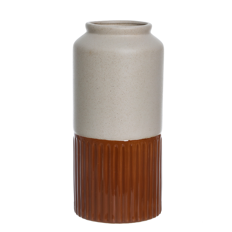 Warm Earth Ceramic Vase