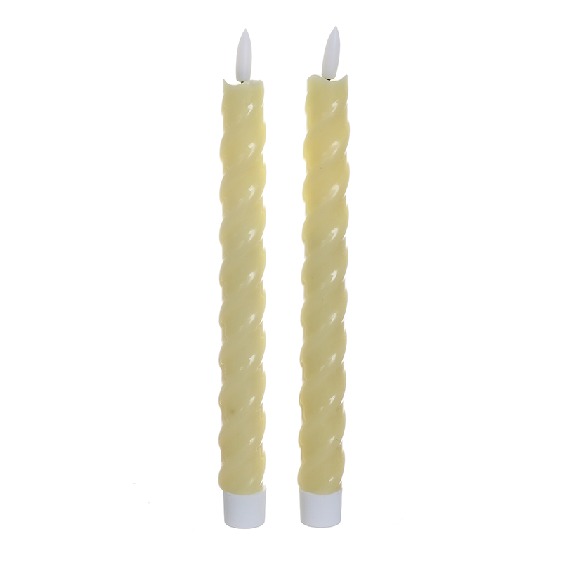 LED candles in spiral shape