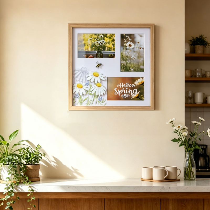 Wooden photo frame