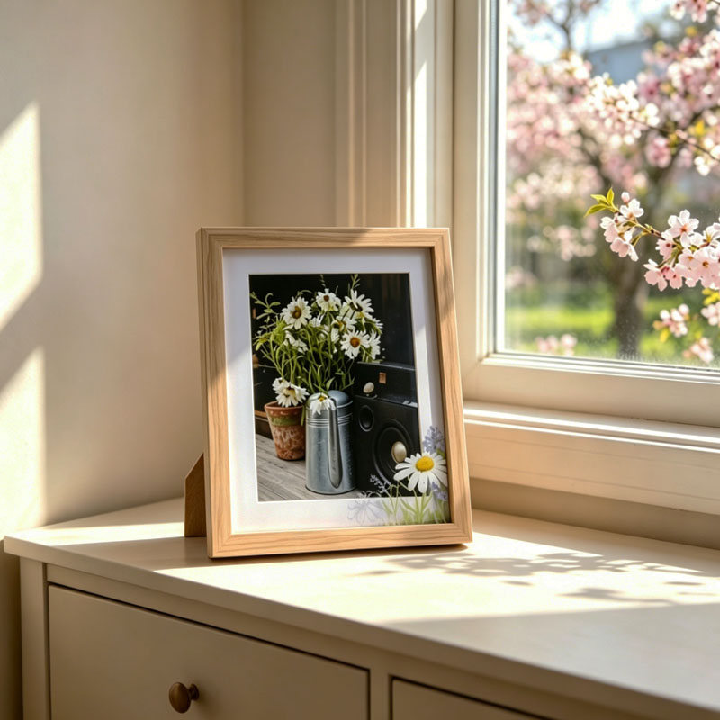 Wooden photo frame