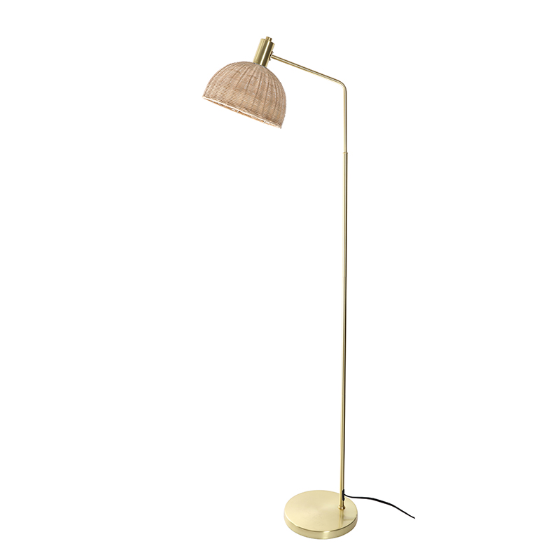 Woven Dome Floor Lamp