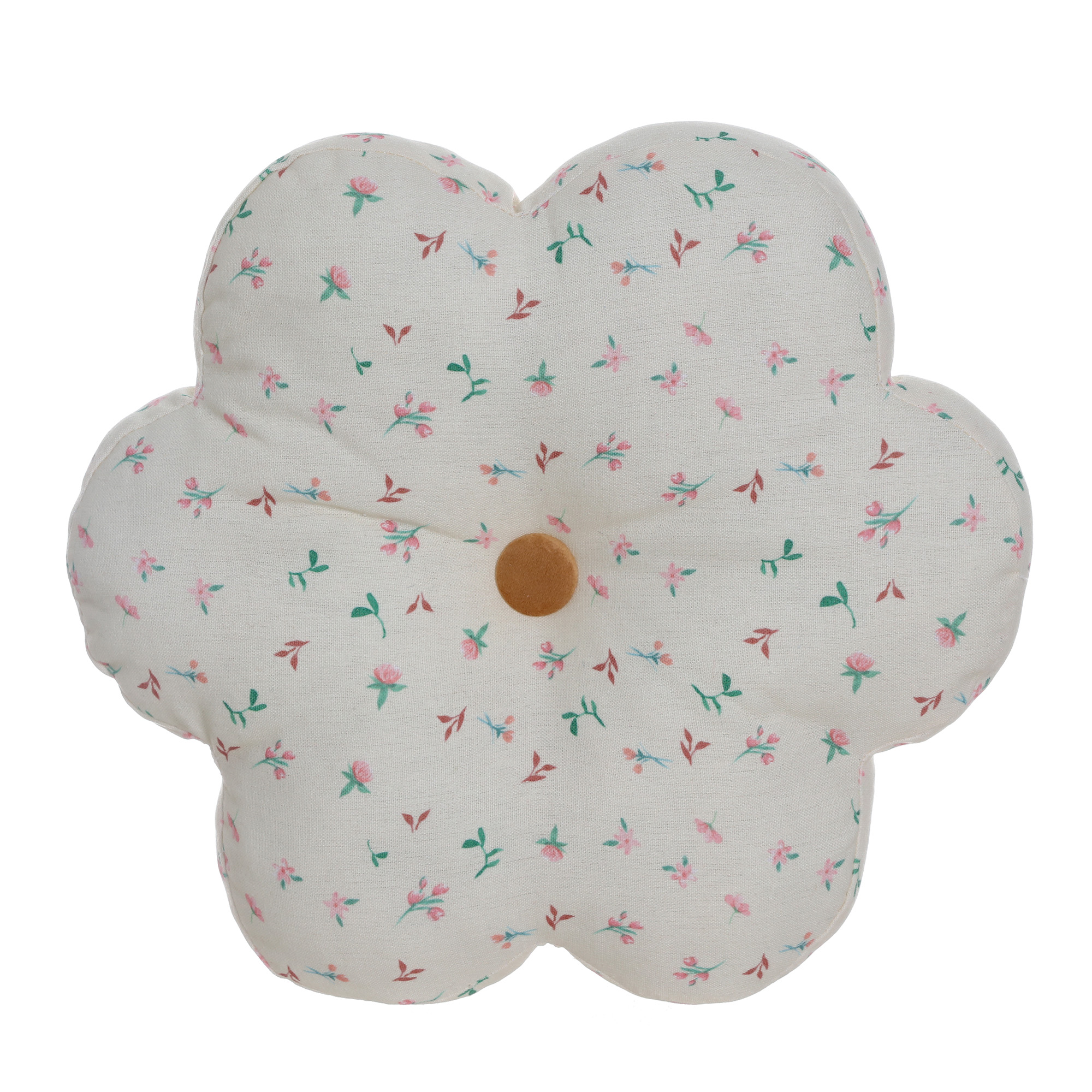 Flower-shaped pillow