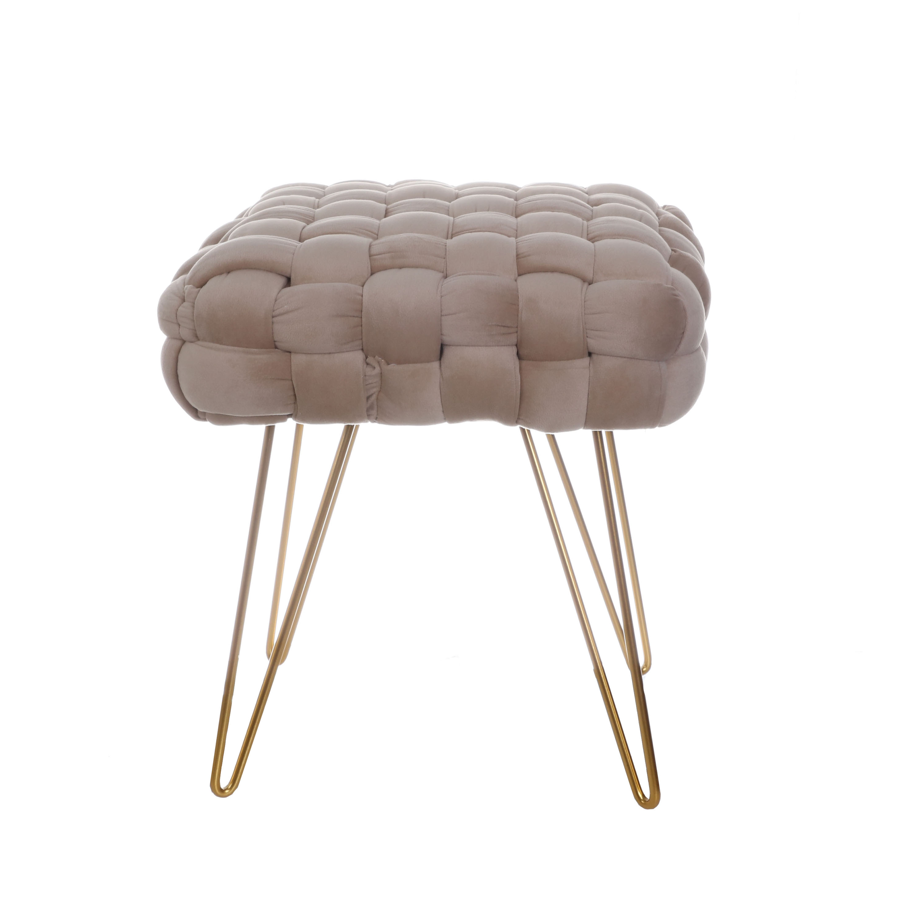 Luxury-Style Knitted Felt Dressing Chair