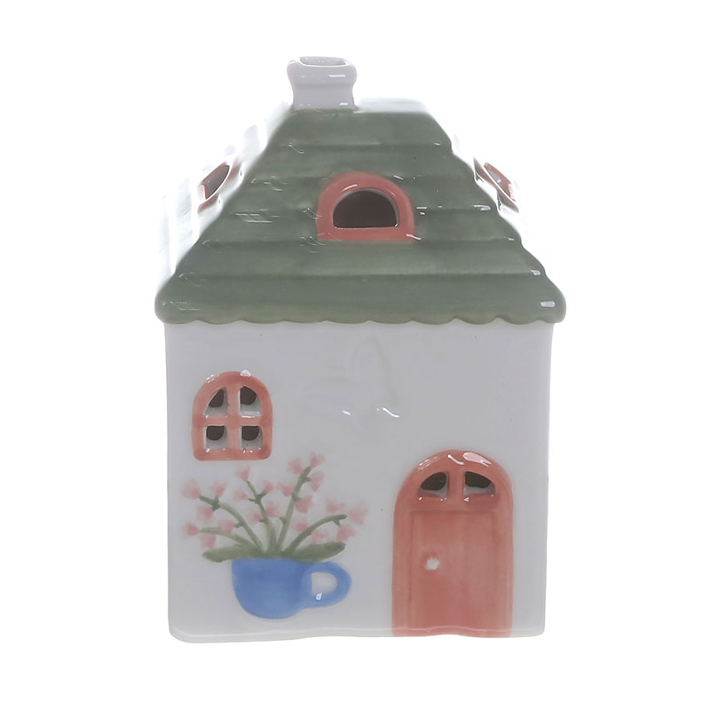 Set of 2 Pastel LED House Decorations
