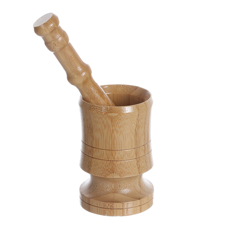 Wooden Mortar and Pestle Set