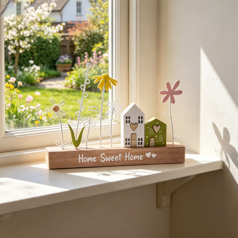 Wooden house decor