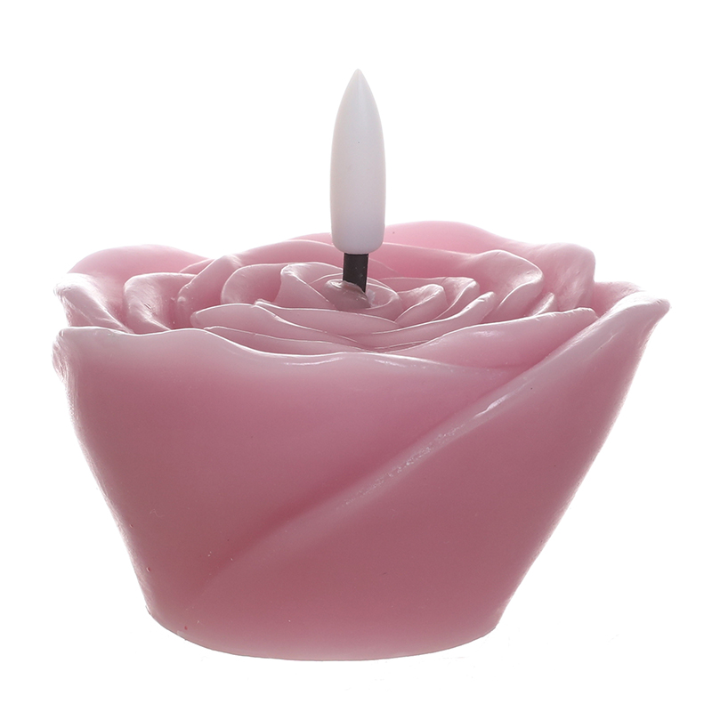 LED Rose Candle