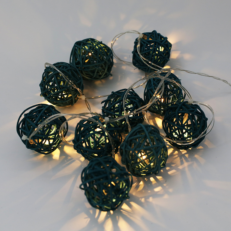 Rattan Ball String lights