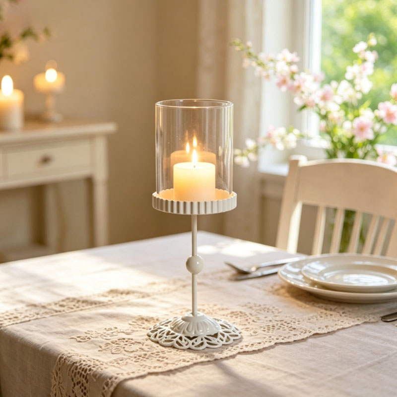 Wrought Iron Candle Holder