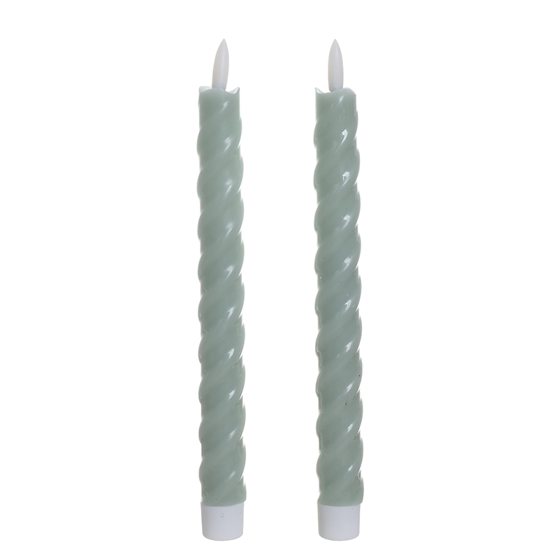 LED candles in spiral shape