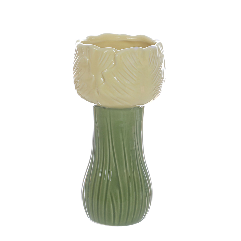 Flower-shaped Ceramic Vase
