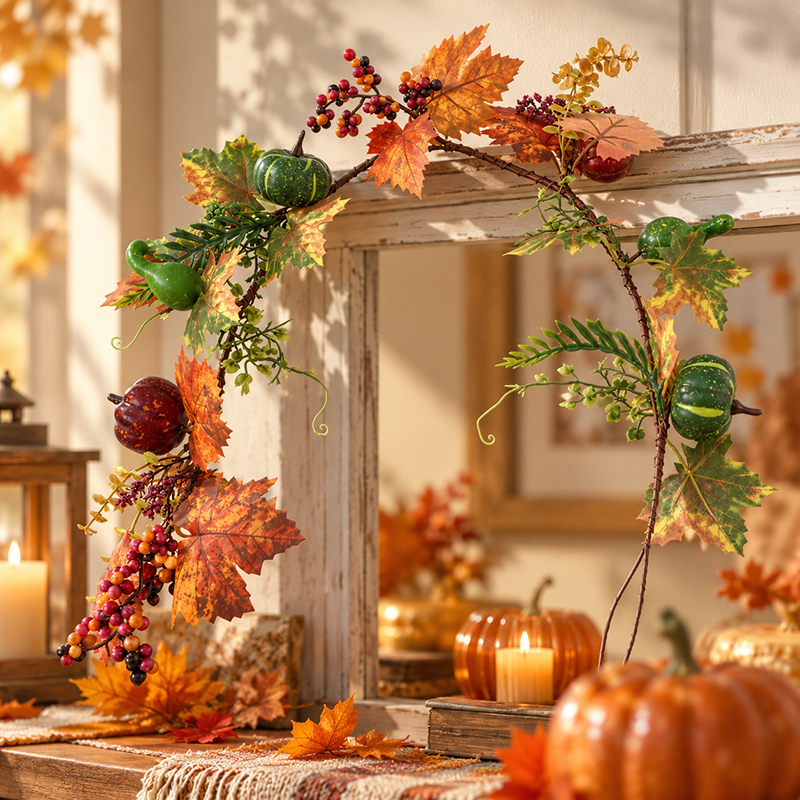 Harvest Festival Faux Pumpkin Decorations