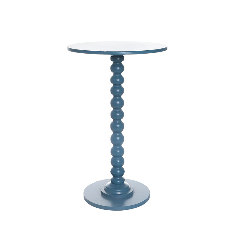Beaded column outdoor bar table