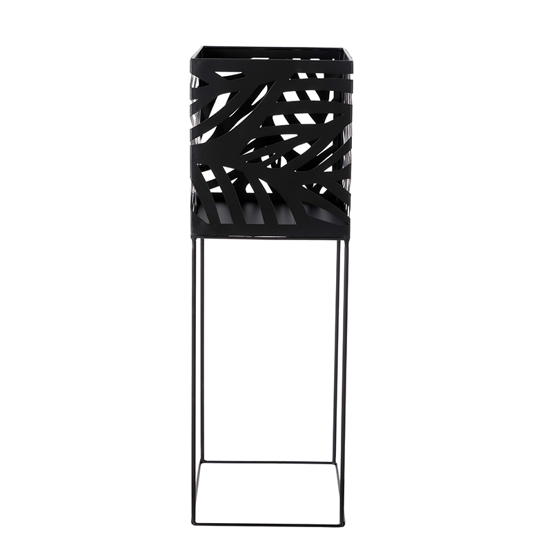Square Metal Hollow Plant Stand
