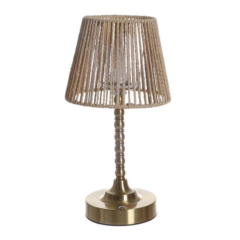 Woven Shade Table Lamp