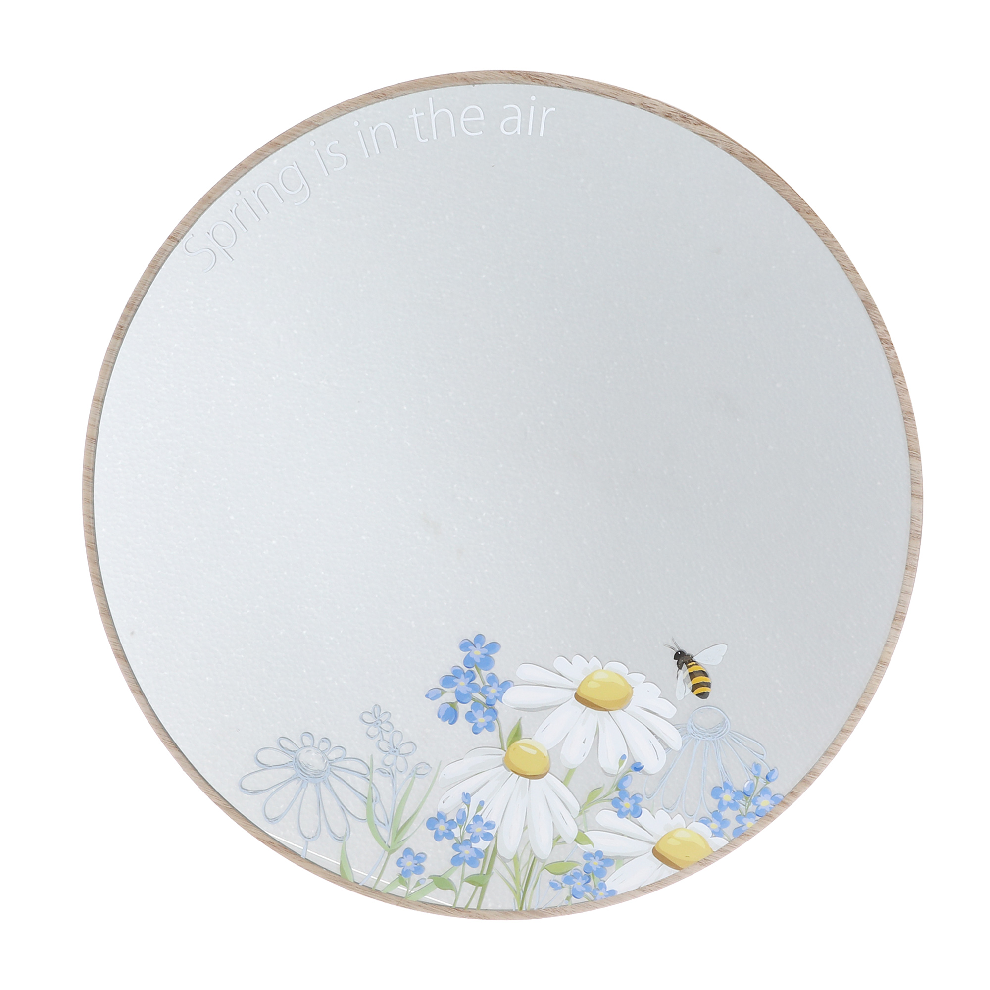 Round wall mirror