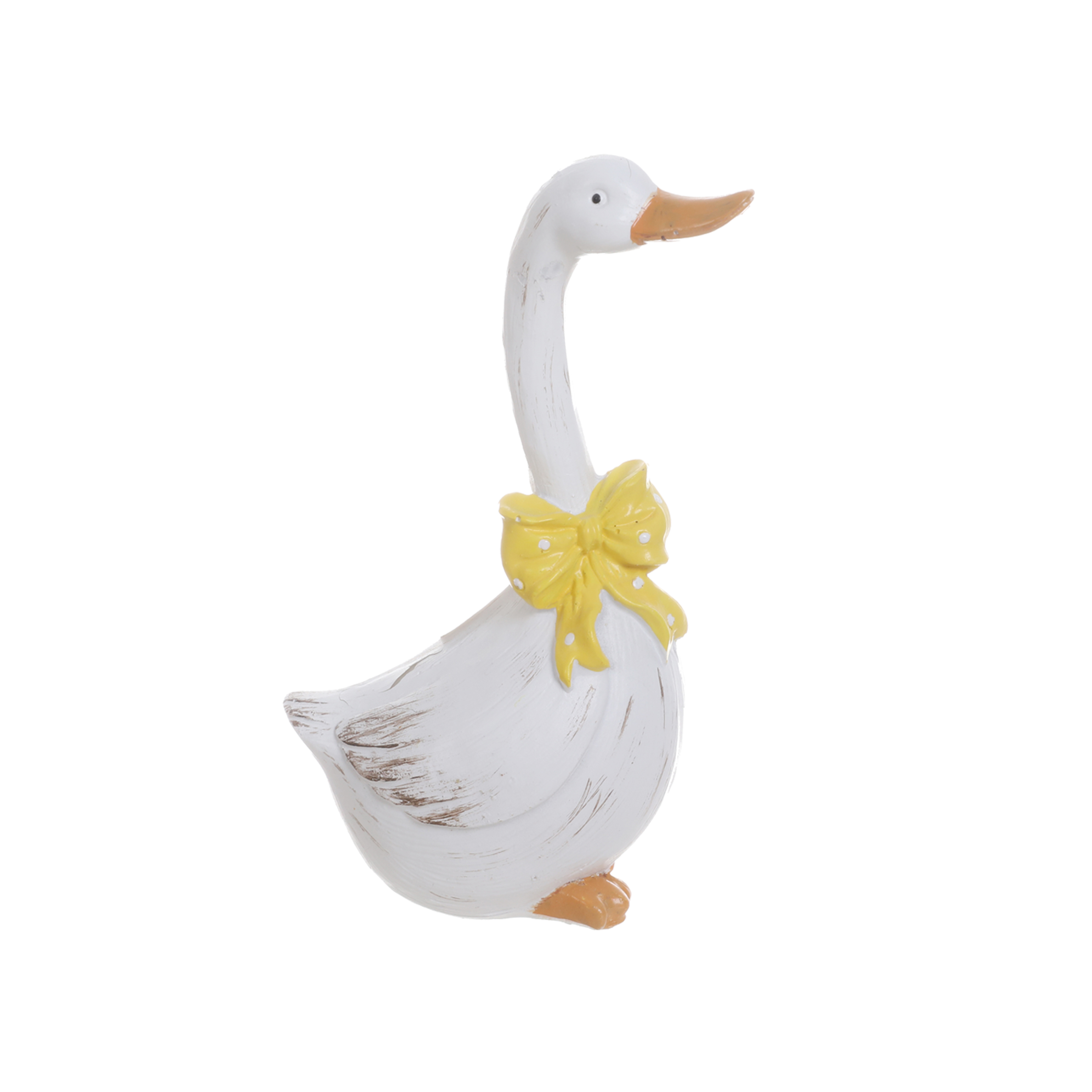 Duck Resin Figurine with Polka Dot Bow