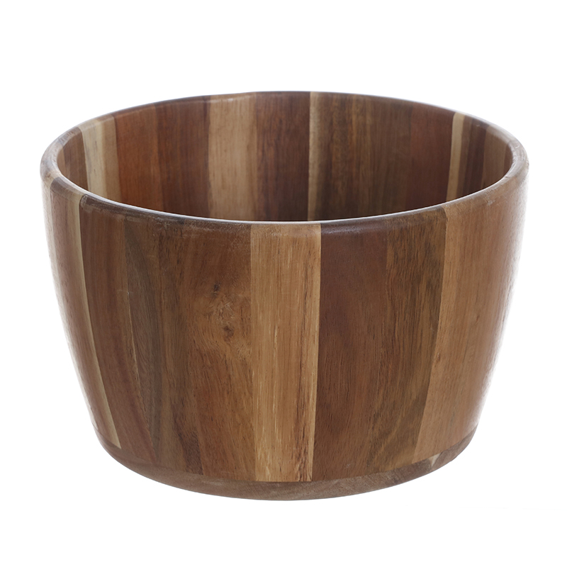 Natural Wooden Fruit Bowl