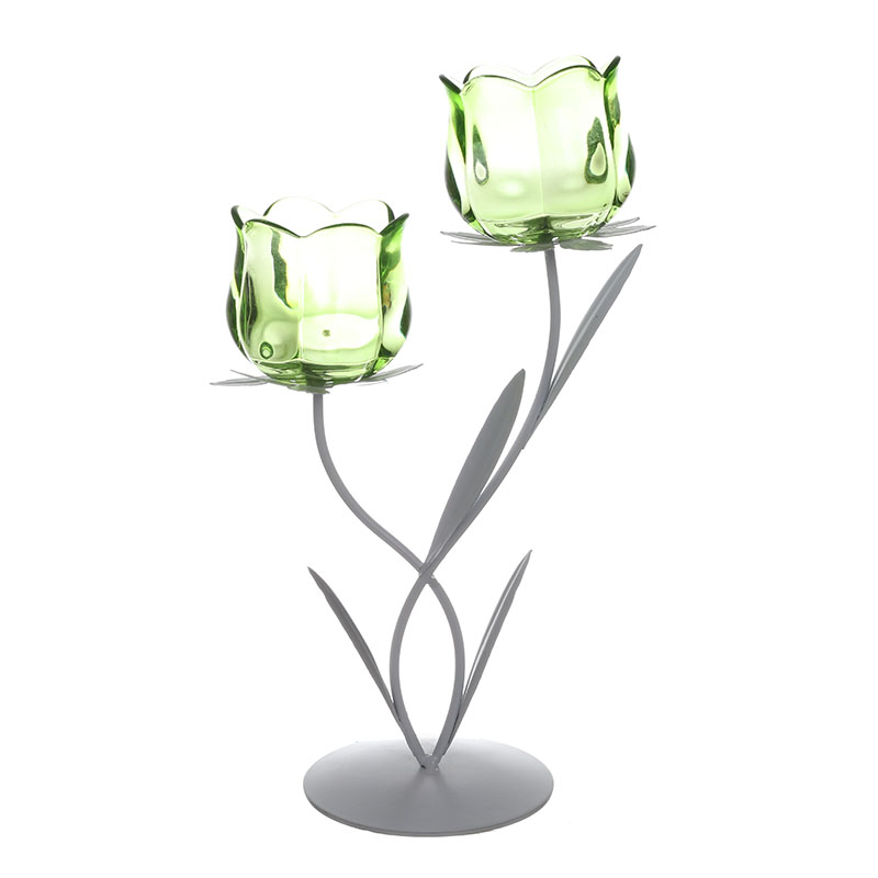 Double-headed Tulip Glass Table Lamp