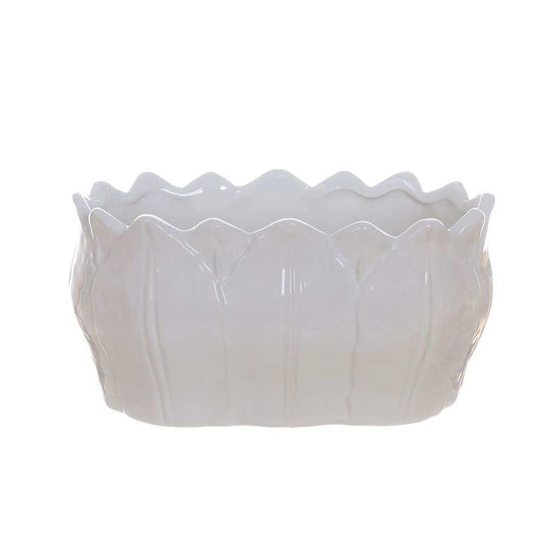 Flower Shaped Ceramic Planter