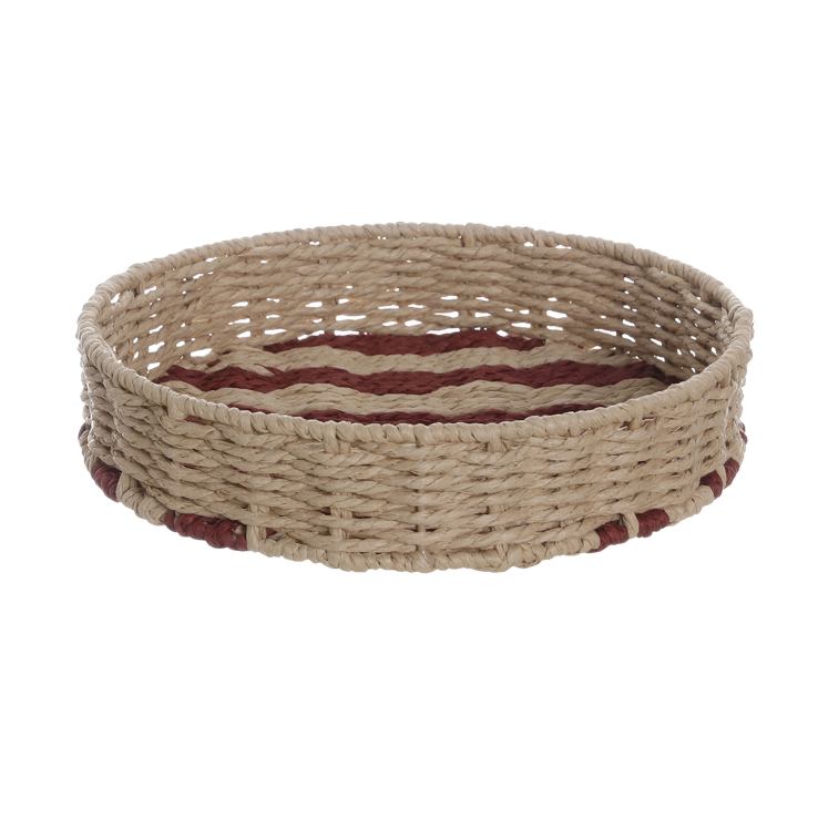 Round Paper rope Tray