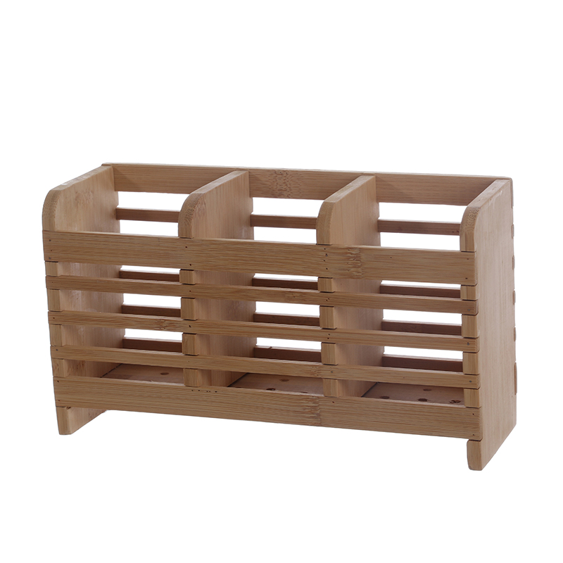 Bamboo Kitchen Utensil and Knife Organizer