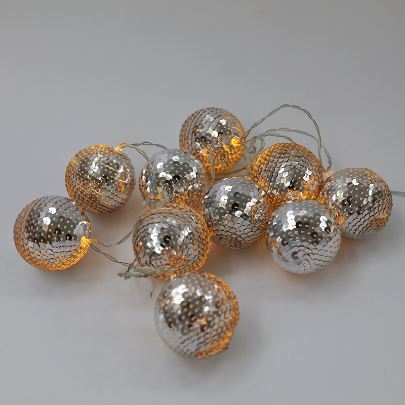 Shinning ball LED string lights