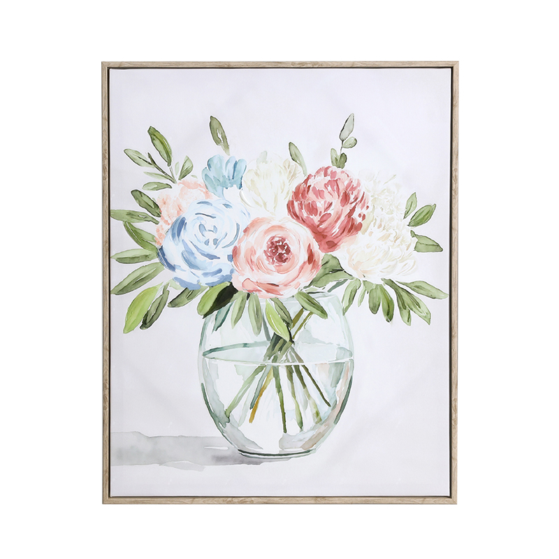 floral theme wall deco