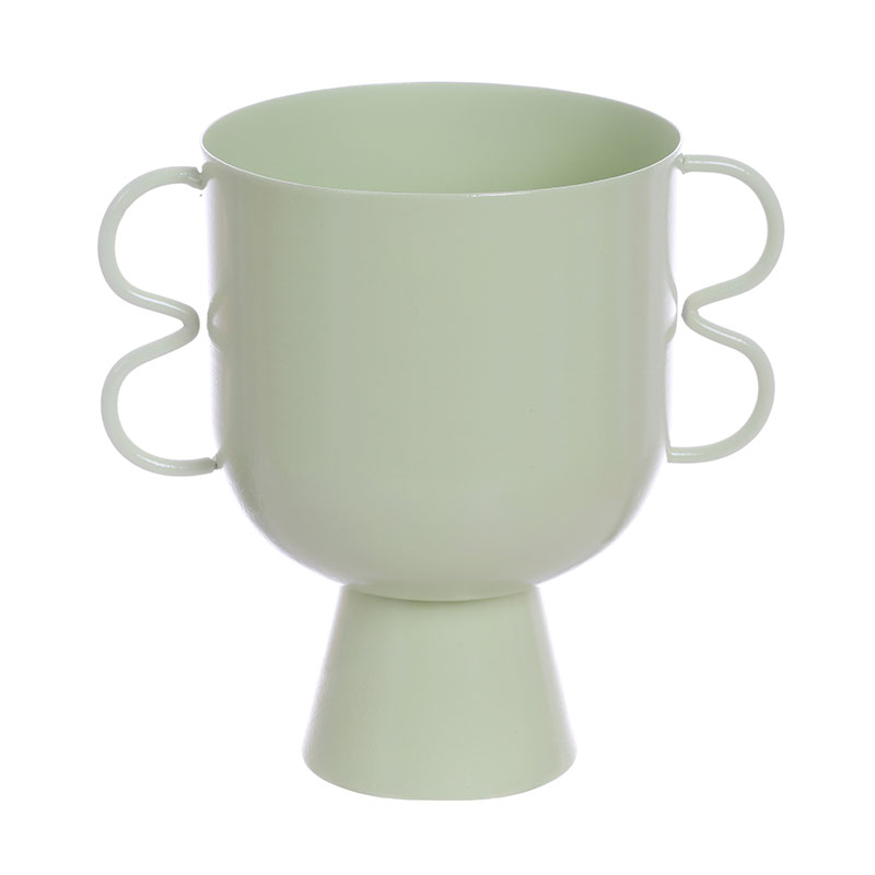 Iron Goblet Planter with Handles