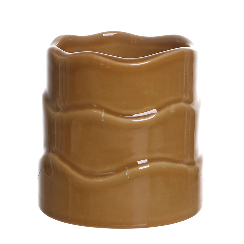 Warm Earth Ceramic Candle Holder