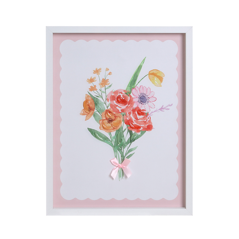 Floral theme wall deco, set of 2